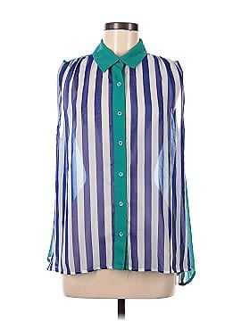 Ruby and Jenna Sleeveless Button-Down Shirt (view 1)