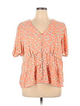 Ann Taylor Factory Short Sleeve Blouse (view 1)