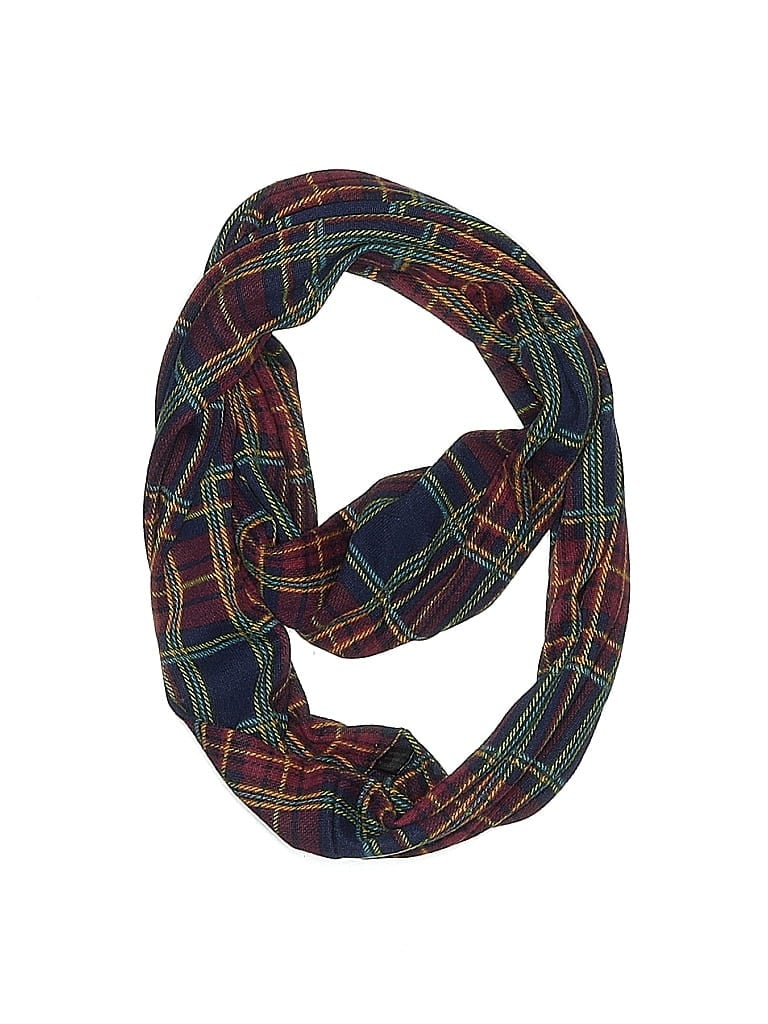 Pre-owned Assorted Brands Scarf In Burgundy