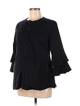 Isabella Oliver 3/4 Sleeve Button-Down Shirt (view 1)