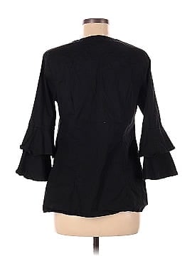 Isabella Oliver 3/4 Sleeve Button-Down Shirt (view 2)