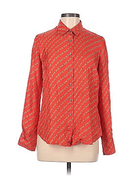 J.Crew Collection Long Sleeve Silk Top (view 1)