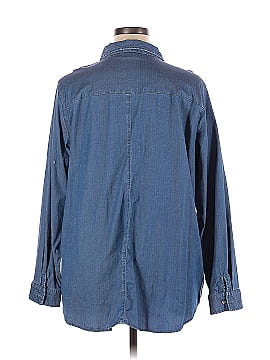 Belle By Kim Gravel Long Sleeve Button-Down Shirt (view 2)