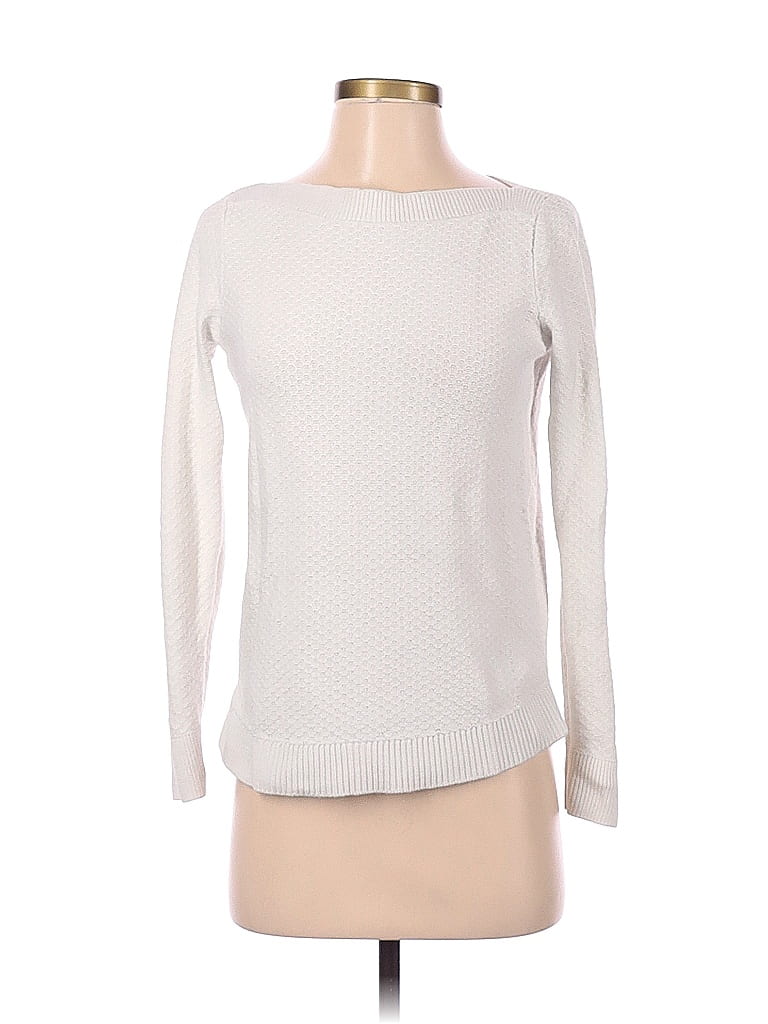 Ann Taylor LOFT 100% Cotton White Pullover Sweater Size XS - 73% off ...