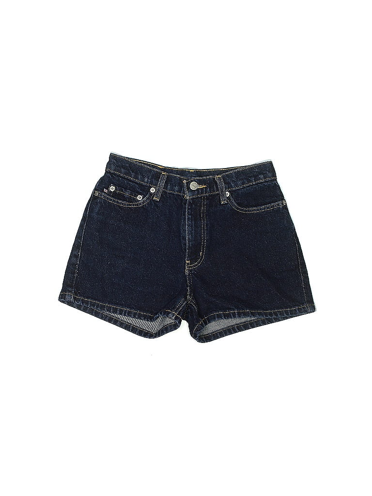 Polo Jeans Co. by Ralph Lauren 100% Cotton Solid Blue Denim Shorts Size 2 - photo 1