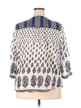 Lucky Brand 3/4 Sleeve Blouse (view 2)