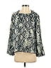 Vince Camuto 100% Polyester Blue 3/4 Sleeve Blouse Size S - photo 1