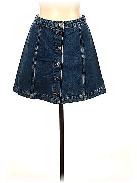 Topshop Denim Skirt (view 1)