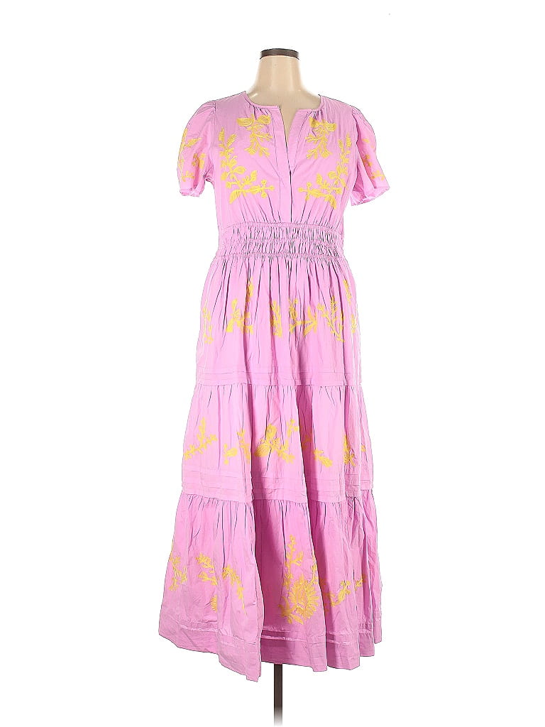 Anthropologie 100% Cotton Pink Casual Dress Size XL - 46% off | thredUP