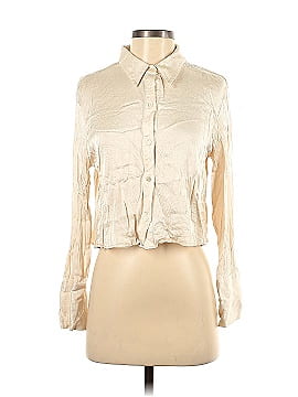 Zara Long Sleeve Button-Down Shirt (view 1)