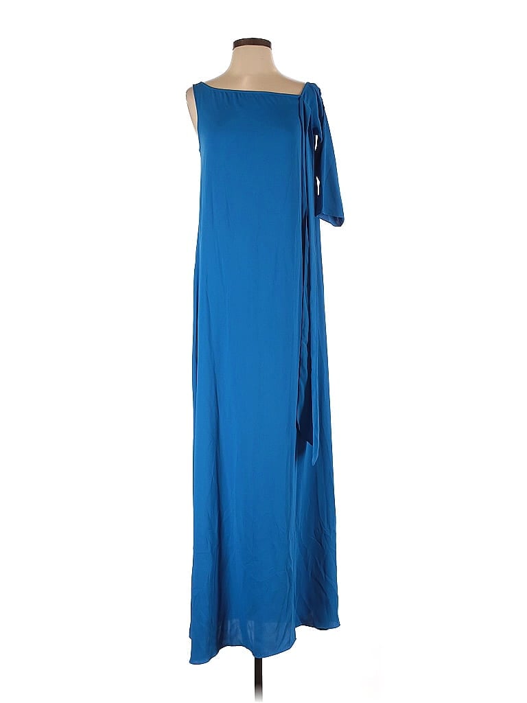 Jay Godfrey 100% Polyester Blue Cocktail Dress Size 2 - photo 1