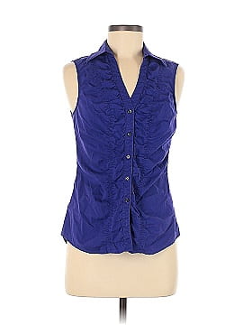 Express Design Studio Sleeveless Button-Down Shirt (view 1)
