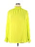Ashley Stewart 100% Polyester Yellow Green Long Sleeve Blouse Size 18 (Plus) - photo 1