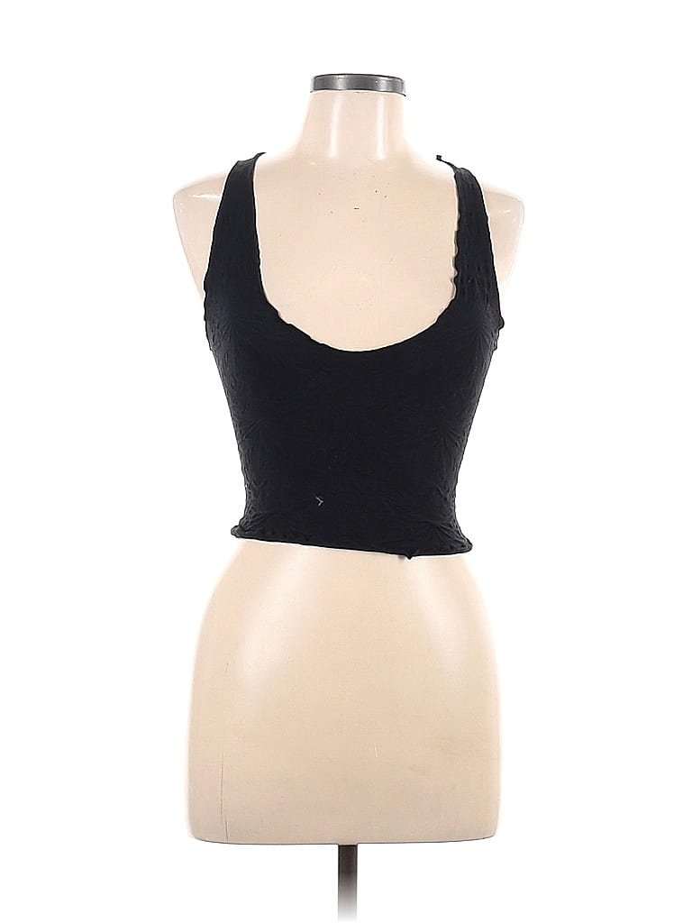 Intimately by Free People Solid Black Sleeveless Top Size M - photo 1