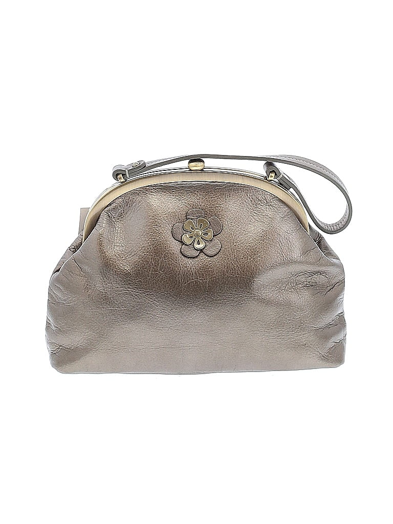 Agnes B. 100% Leather Gold Leather Shoulder Bag One Size - 79% off ...