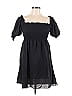 Hill House 100% Cotton Solid Black Casual Dress Size S - photo 1