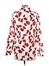 Gap Outlet 100% Cotton Floral White Red Long Sleeve Button-Down Shirt Size M - photo 2