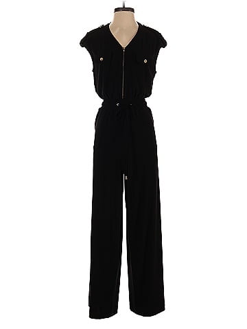 Emma Michele Solid Black Jumpsuit Size M 43 off ThredUp