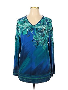 Bob Mackie Long Sleeve Top (view 1)
