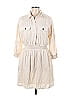 American Eagle Outfitters 100% Cotton Ivory Casual Dress Size L - photo 1