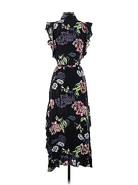 Marissa Webb Collective Black Floral Button Down Dress (view 2)