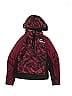 Russell Athletic 100% Polyester Color Block Maroon Burgundy Pullover Hoodie Size 10 - 12 - photo 1