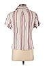 Rails Stripes White Short Sleeve Button-Down Shirt Size XS - photo 2