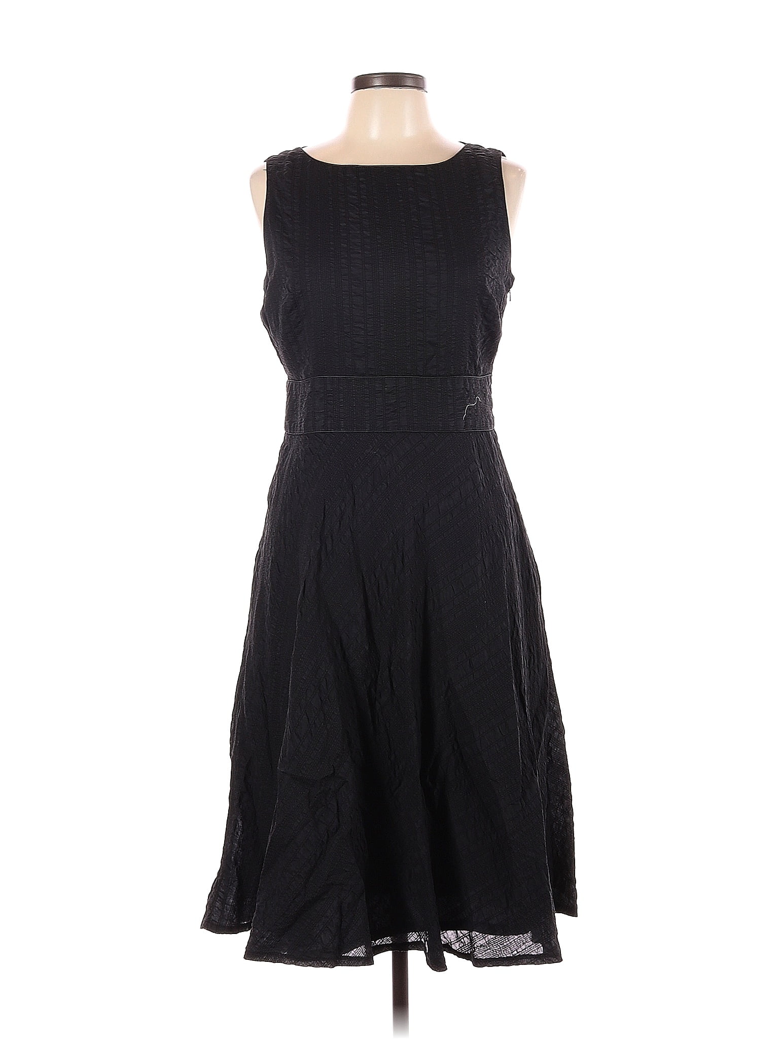 Willi Smith 100% Cotton Black Casual Dress Size 10 - 48% off | thredUP