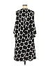 Donna Morgan 100% Polyester Polka Dots Black Casual Dress Size 14 - photo 2