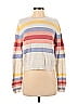 Rip Curl Color Block Stripes Ivory White Pullover Sweater Size S - photo 1