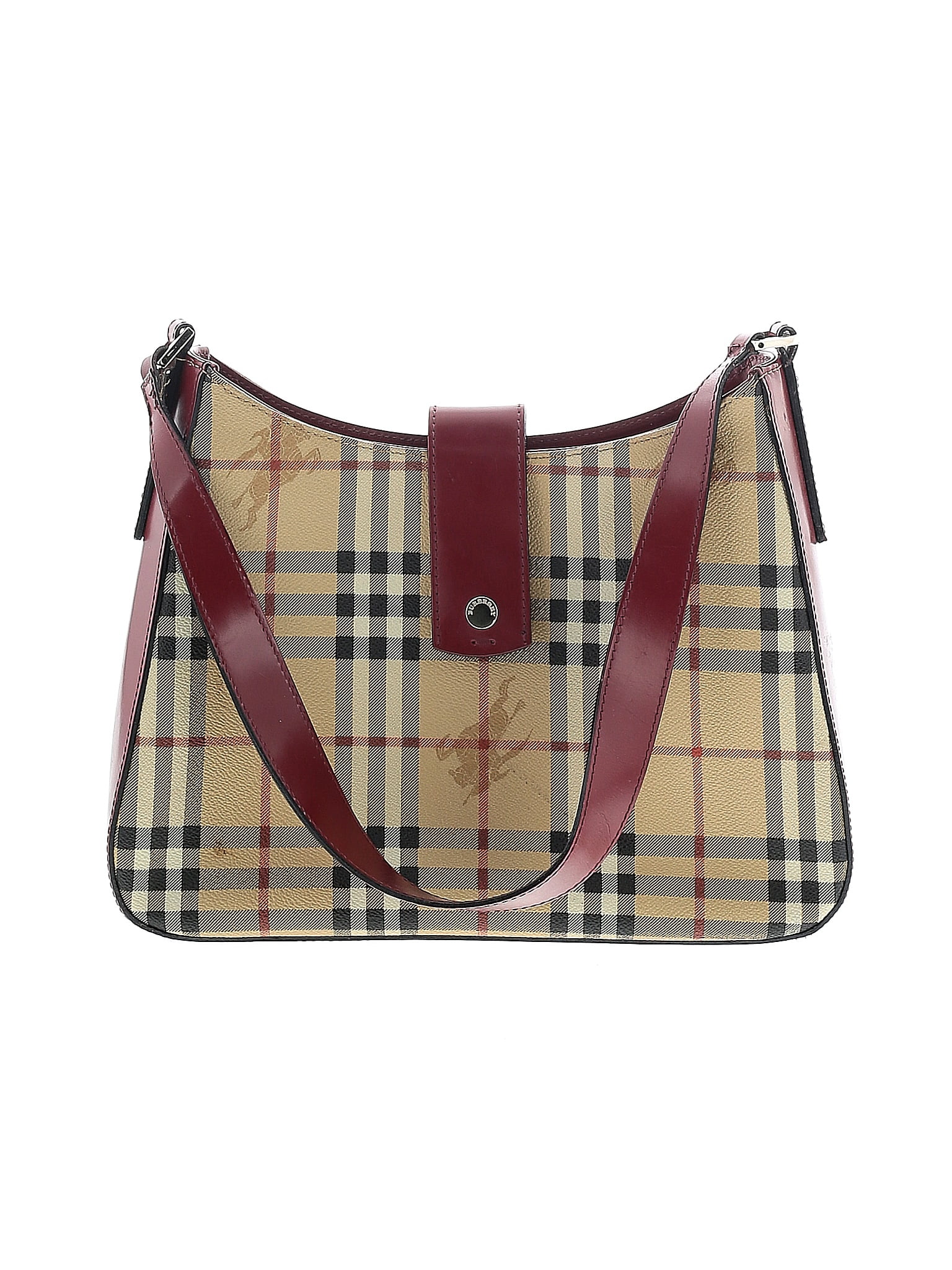 Burberry 100 Coated Canvas Tan Shoulder Bag One Size 59 off thredUP