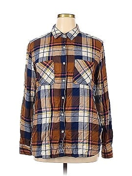 Mossimo Supply Co. Long Sleeve Button-Down Shirt (view 1)