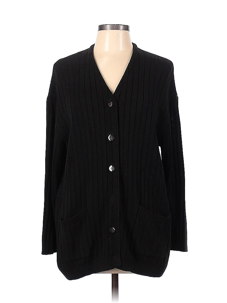 Adrienne Vittadini Black Cardigan Size L - 77% off | ThredUp