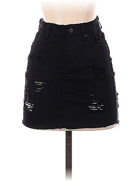 Wax Jean Denim Skirt (view 1)