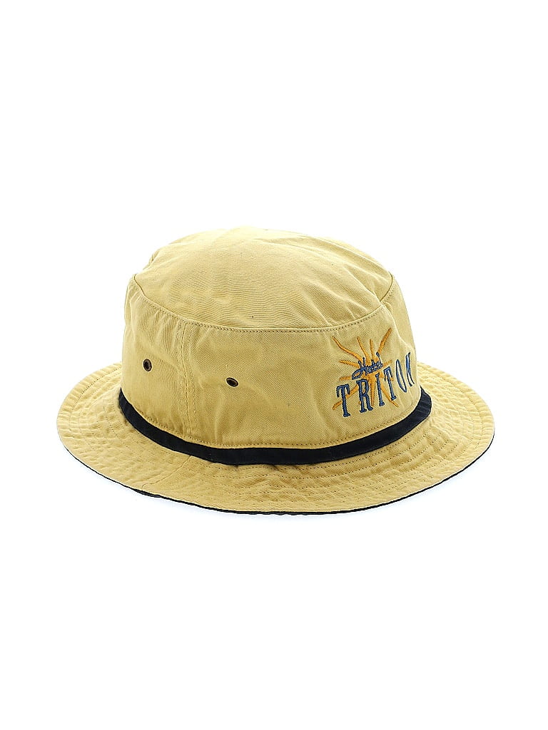 Pre-owned Port Authority Kids' Bucket Hat In Yellow
