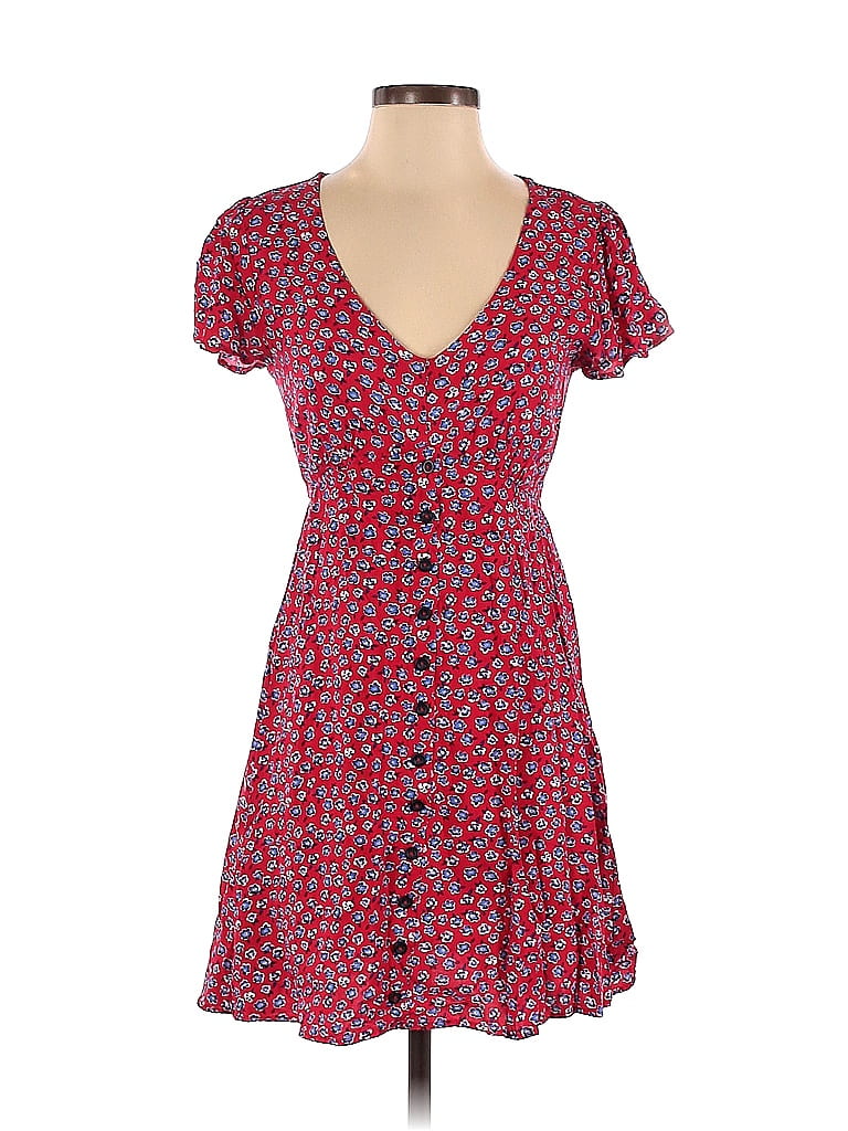 MASON & BELLE Multi Color Red Casual Dress Size S - 60% off | thredUP