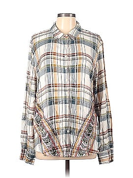 Tolani Long Sleeve Button-Down Shirt (view 1)
