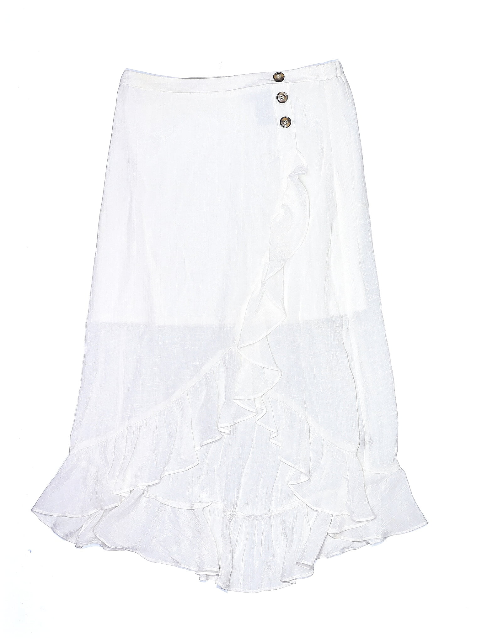 Amy Byer Solid White Ivory Skirt Size 16 37 Off Thredup