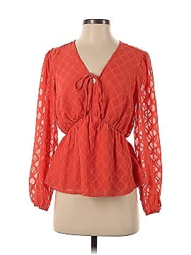 Elizabeth and James Long Sleeve Blouse (view 1)