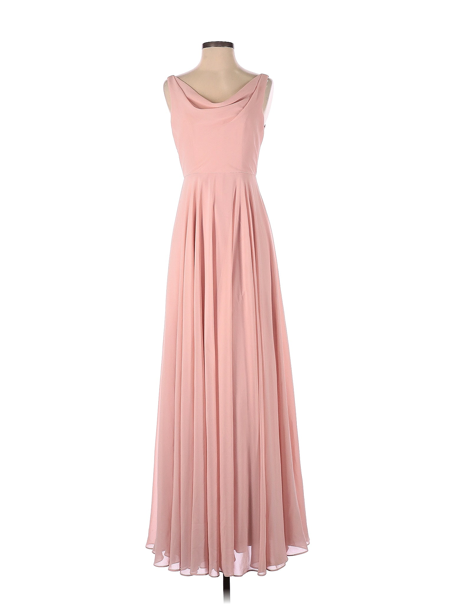 Jenny Yoo Collection 100% Polyester Pink Cocktail Dress Size 2 - 65% ...