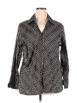 Ashley Stewart Long Sleeve Button-Down Shirt (view 1)