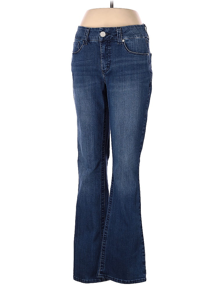 Seven7 Solid Blue Jeans Size 8 - 64% off | ThredUp
