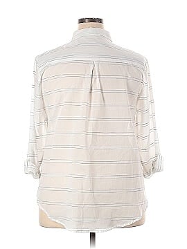 Cato 3/4 Sleeve Button-Down Shirt (view 2)