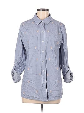 Skies Are Blue Long Sleeve Button-Down Shirt (view 1)
