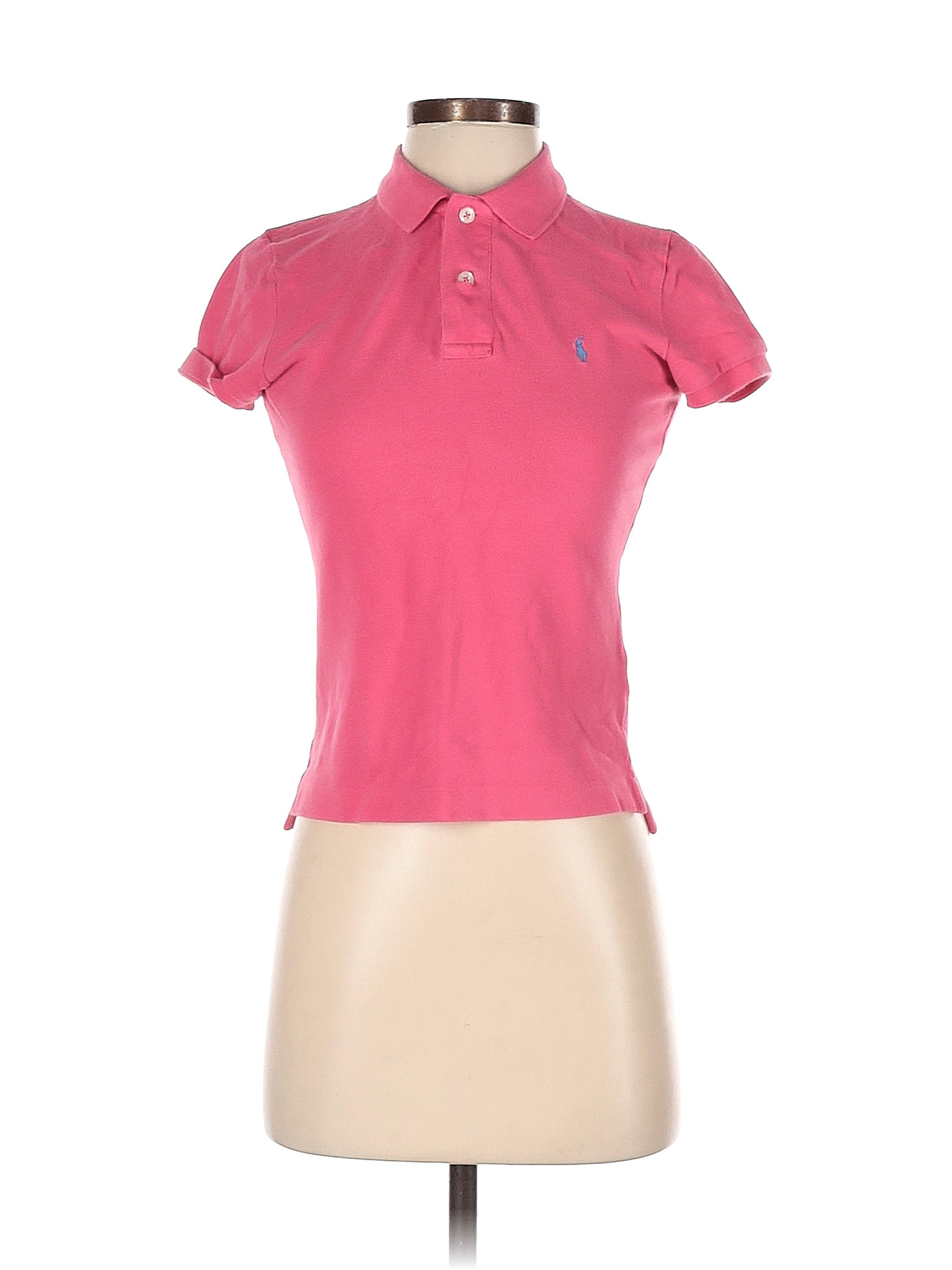 Ralph Lauren 100 Cotton Pink Short Sleeve Polo Size S 77 Off Thredup