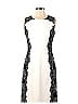 Hayden Jacquard Marled Tweed Stars Graphic White Casual Dress Size 4 - photo 1