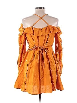 Marissa Webb Collective Orange Cold Shoulder Dress (view 2)