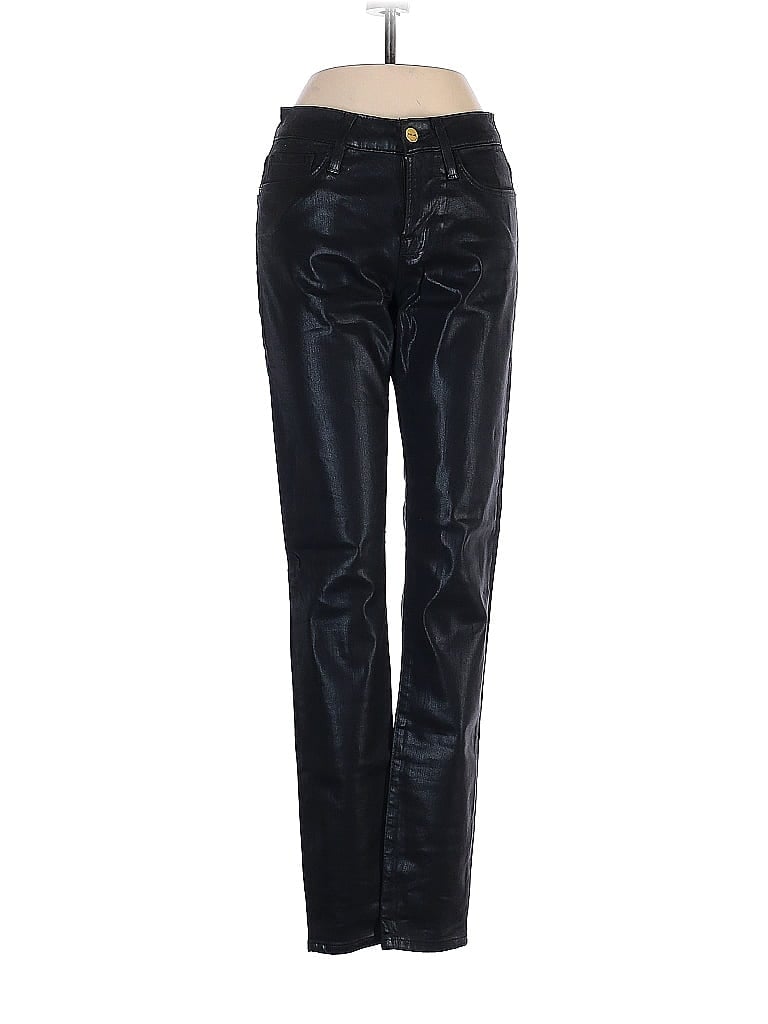 FRAME Black Faux Leather Pants 26 Waist - 79% off | thredUP