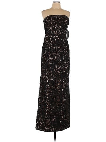 Monique lhuillier discount black cocktail dress