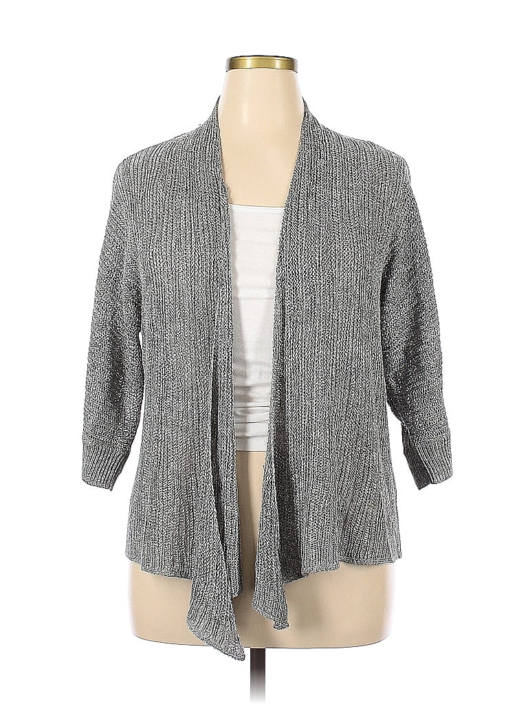 Eileen Fisher Color Block Gray Kimono Size XL - 74% off | ThredUp